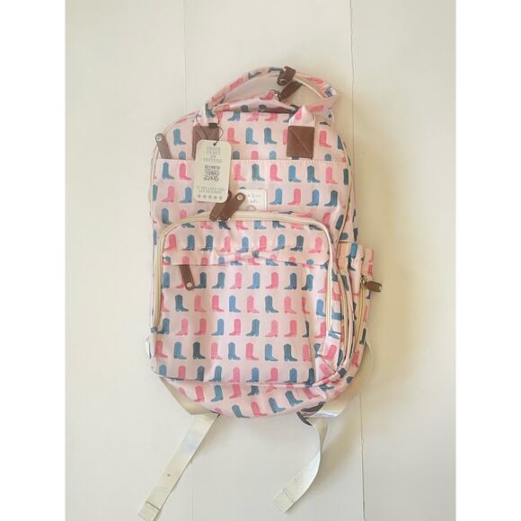 New With Tag Cowboy Style Diaper Bag - Picture 3 of 9